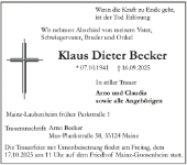 eine Anzeige